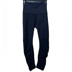 Lululemon Black Ruched Legging Size 4